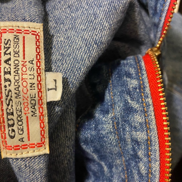 Vintage Guess Denim jacket hoodie